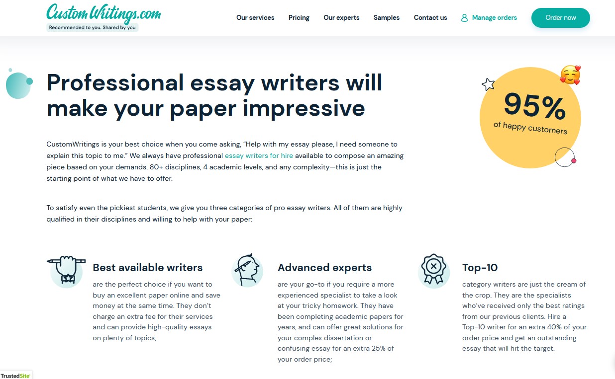 professional essay writers review