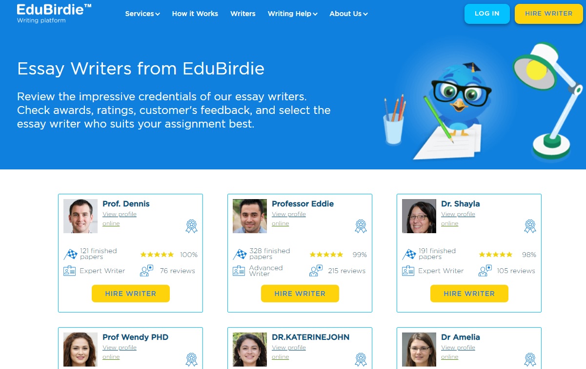 edubirdie writers