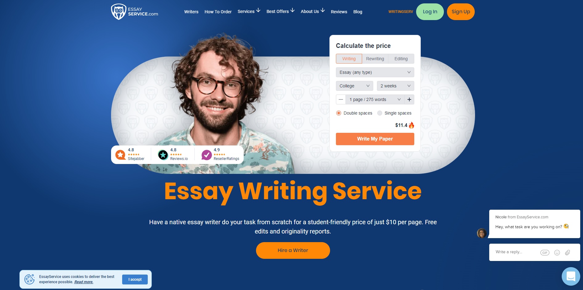 essay service com reviews