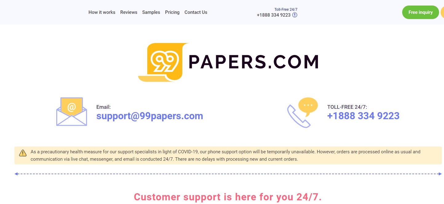 99papers support